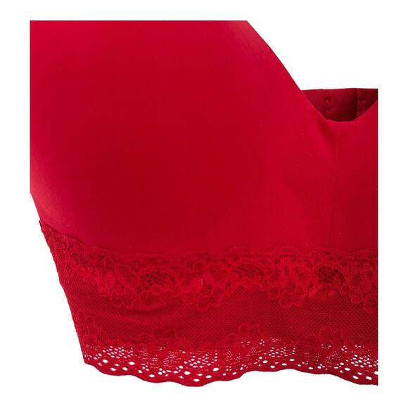 Natori bra 723154 Bliss Perfection contour soft cup red size 32DDD 32F - Picture 3 of 5